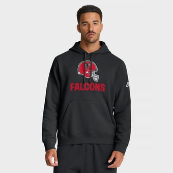 Men's Nike Black Atlanta Falcons Best Season Rewind Club Pullover Hoodie
