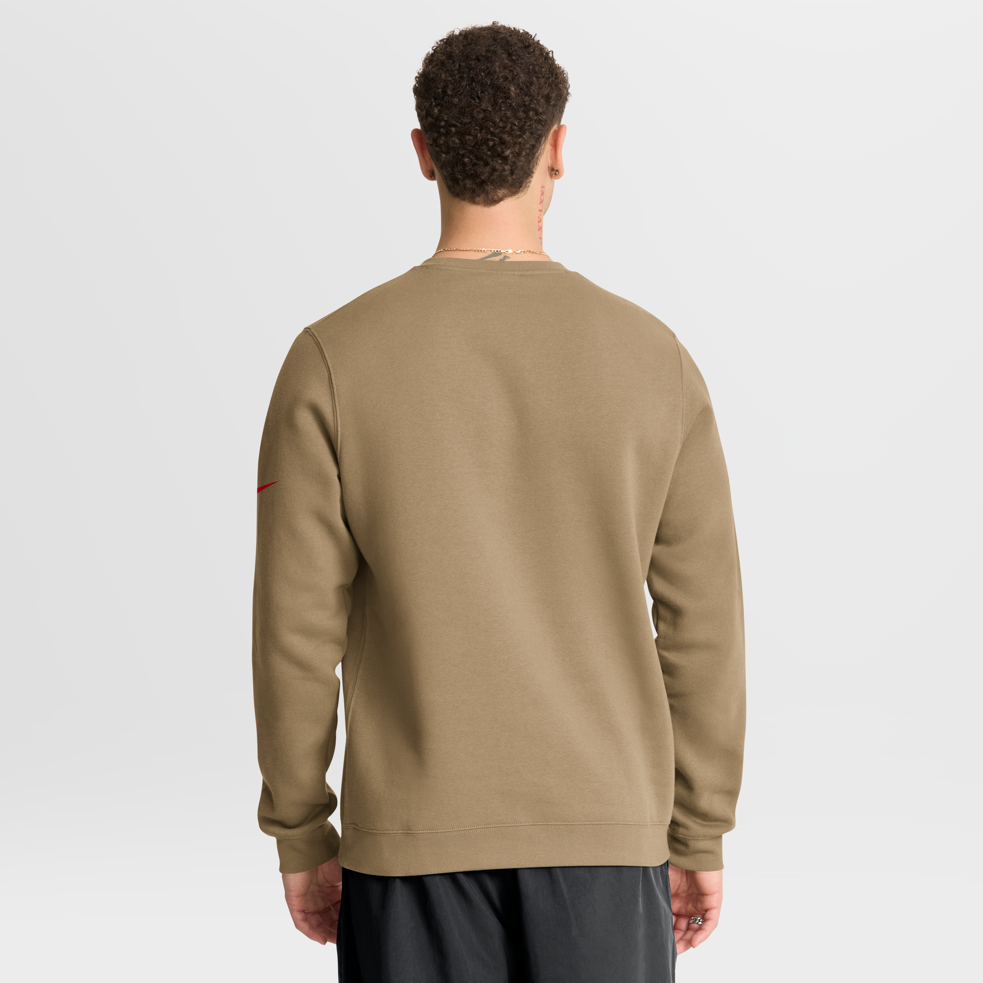 Men's Nike Tan Kansas City Chiefs Swing Pass Rewind Club Pullover Sweatshirt