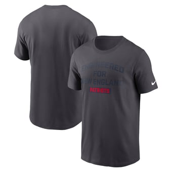 Men's Nike Anthracite New England Patriots Team City Essential T-Shirt