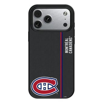 Keyscaper Black Montreal Canadiens Sidebar Magnetic iPhone Case