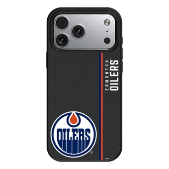Keyscaper Black Edmonton Oilers Sidebar Magnetic iPhone Case