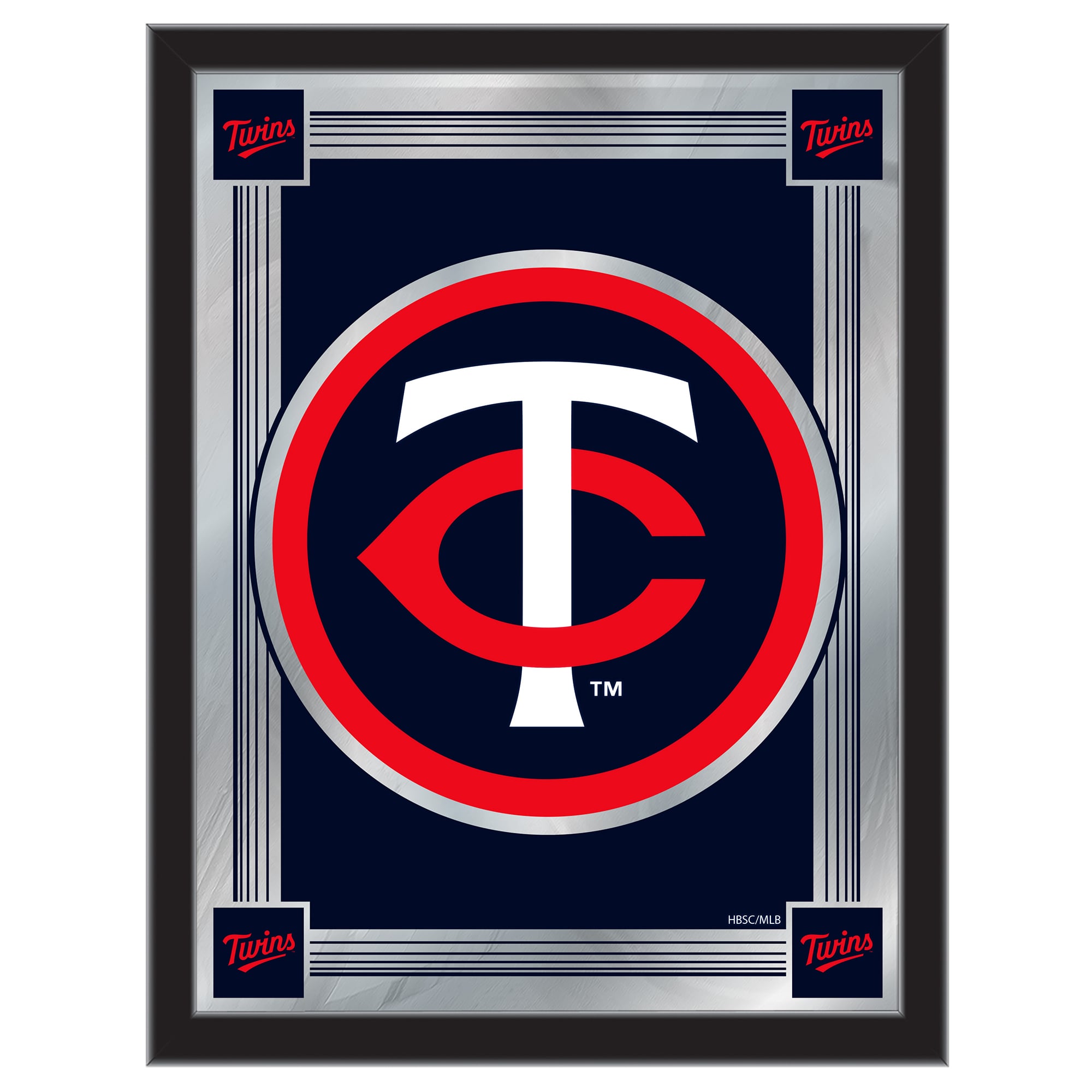 Minnesota Twins 17" x 22" Logo Wall Mirror