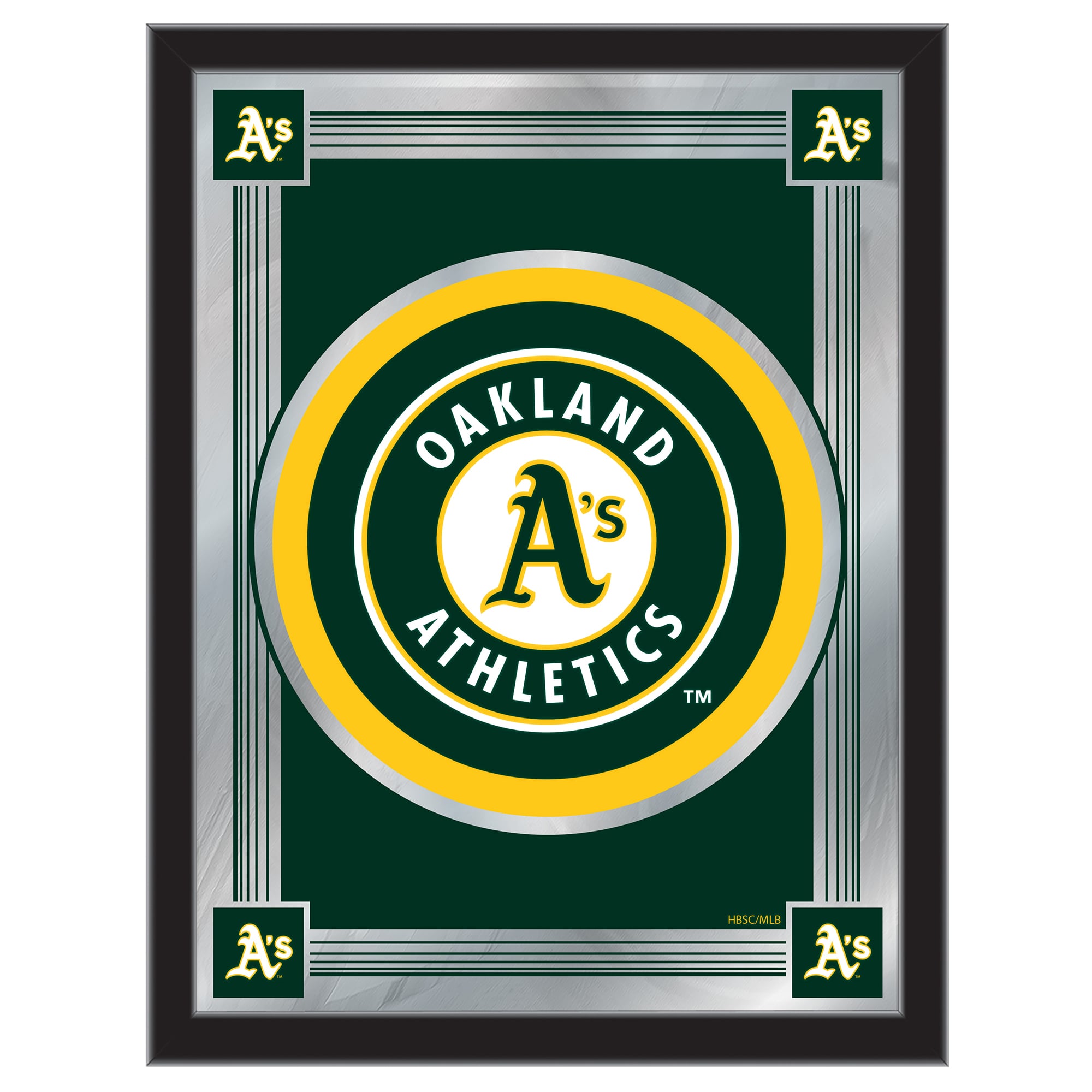 Athletics 17" x 22" Logo Wall Mirror