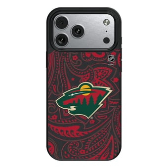 Keyscaper Black Minnesota Wild Paisley iPhone Magnetic Bump Case