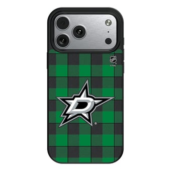 Keyscaper   Dallas Stars Plaid iPhone Magnetic Bump Case