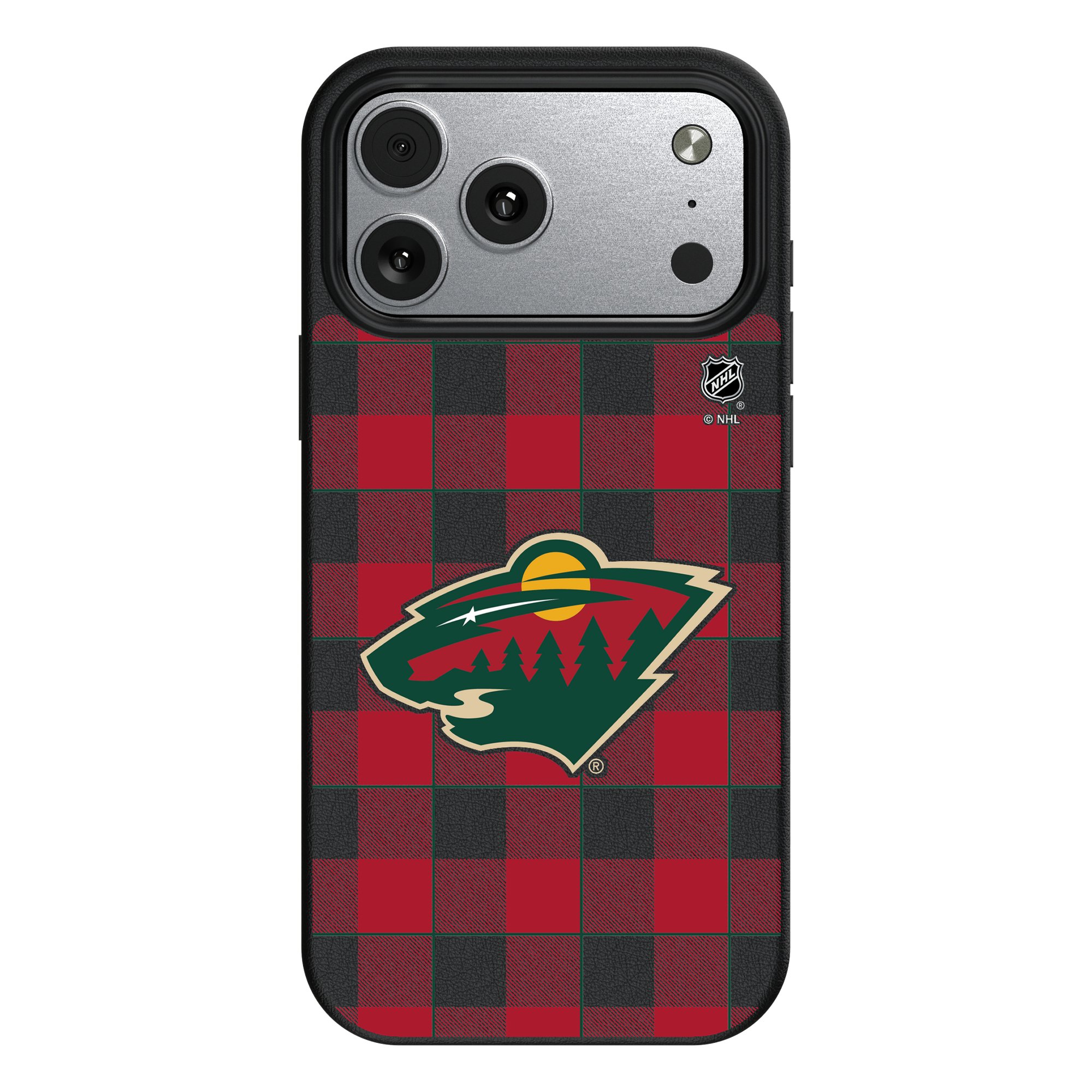 Keyscaper Minnesota Wild Plaid iPhone Magnetic Bump Case Keyscaper Minnesota Wild Plaid iPhone Magnetic Bump Case
