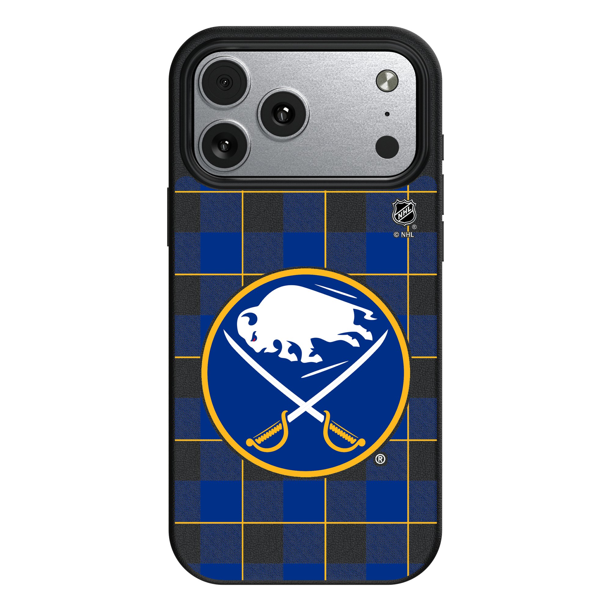 Keyscaper Buffalo Sabres Plaid iPhone Magnetic Bump Case Keyscaper Buffalo Sabres Plaid iPhone Magnetic Bump Case