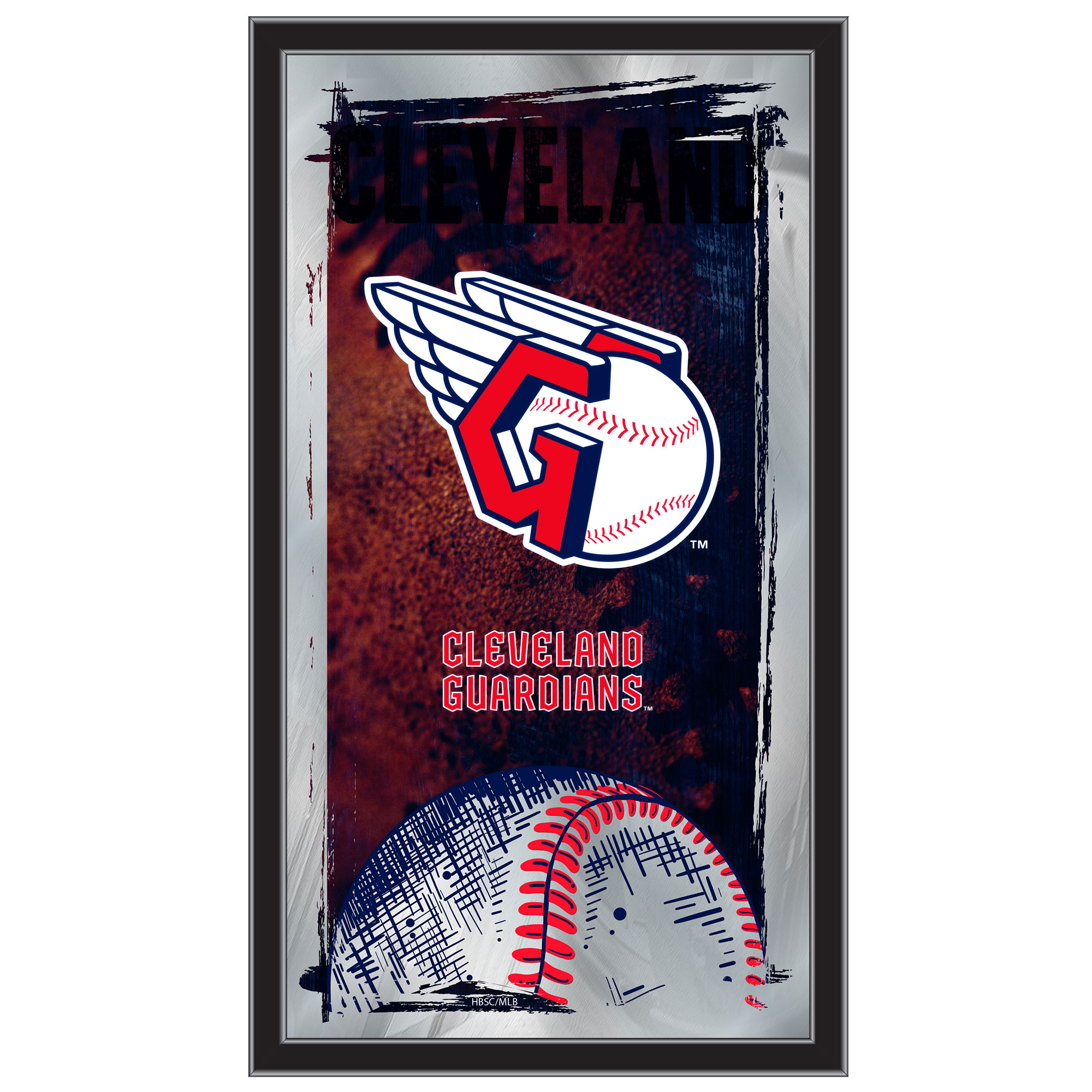 Cleveland Guardians 15" x 26" Wall Mirror