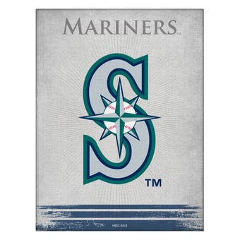 Seattle Mariners 15" x 20" Splash Canvas Wall Art