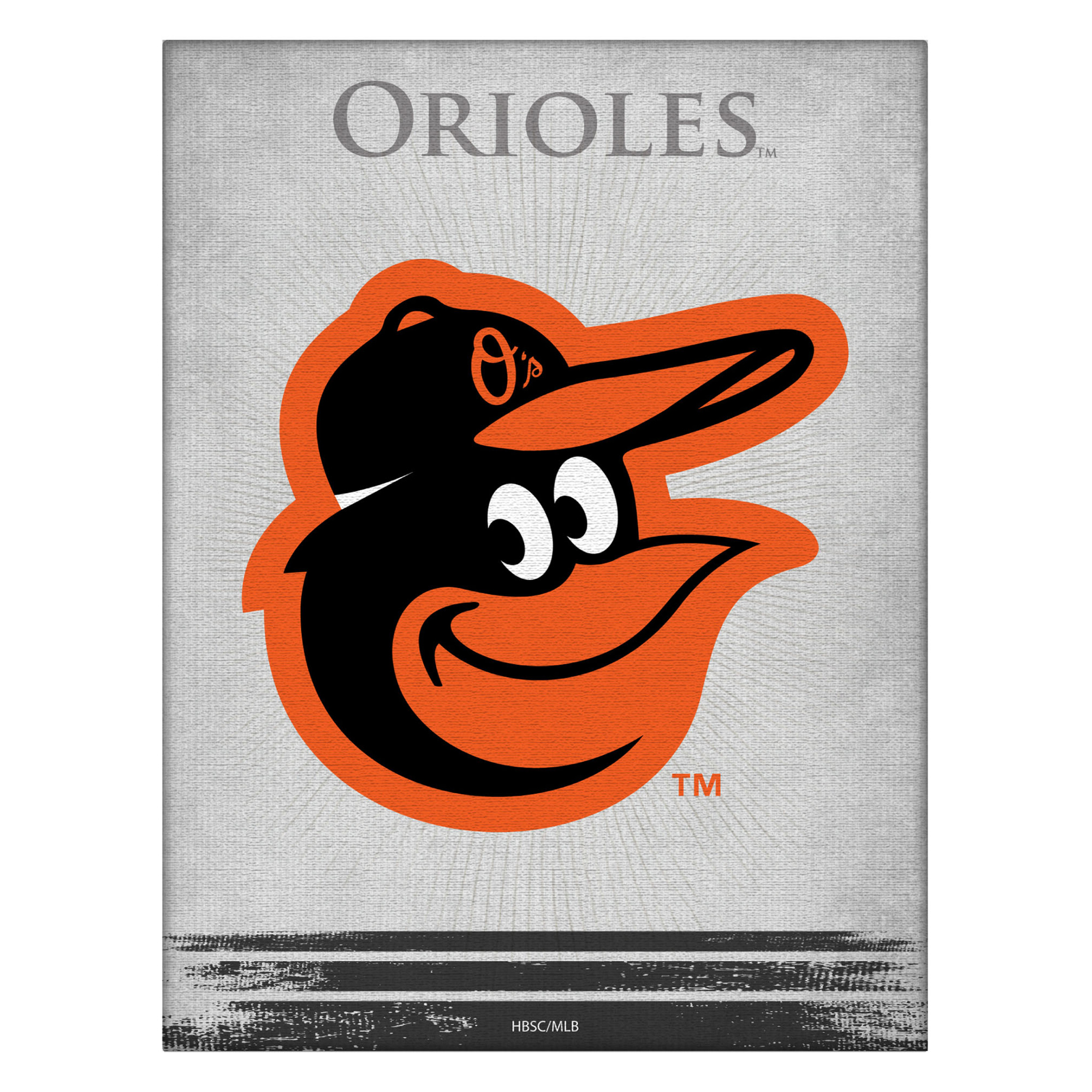 Baltimore Orioles 24" x 32" Splash Canvas Wall Art