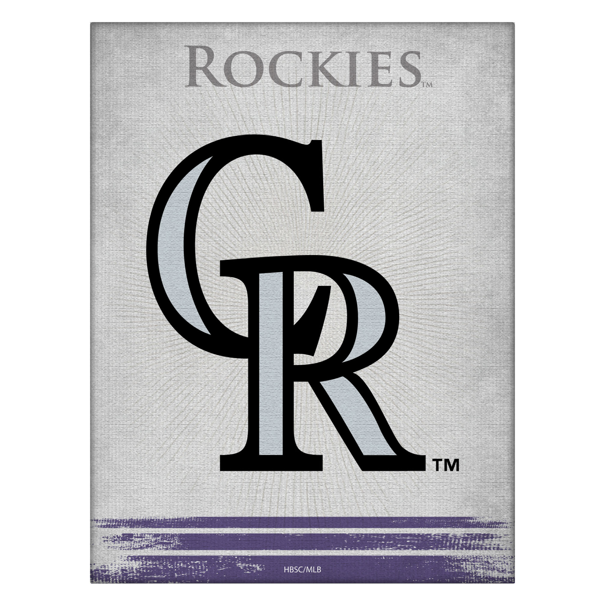 Colorado Rockies 24" x 32" Splash Canvas Wall Art