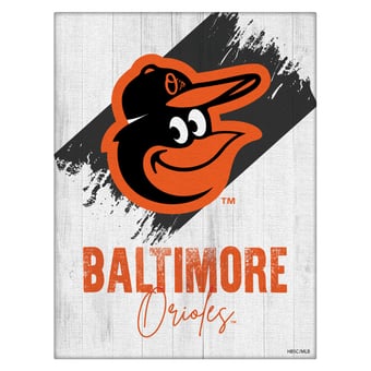 Baltimore Orioles 15" x 20" Team Canvas Wall Art