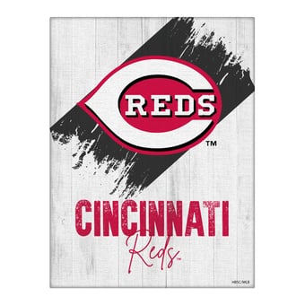 Cincinnati Reds 24" x 32" Team Canvas Wall Art