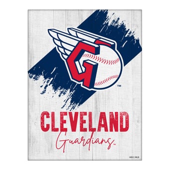 Cleveland Guardians 24" x 32" Team Canvas Wall Art