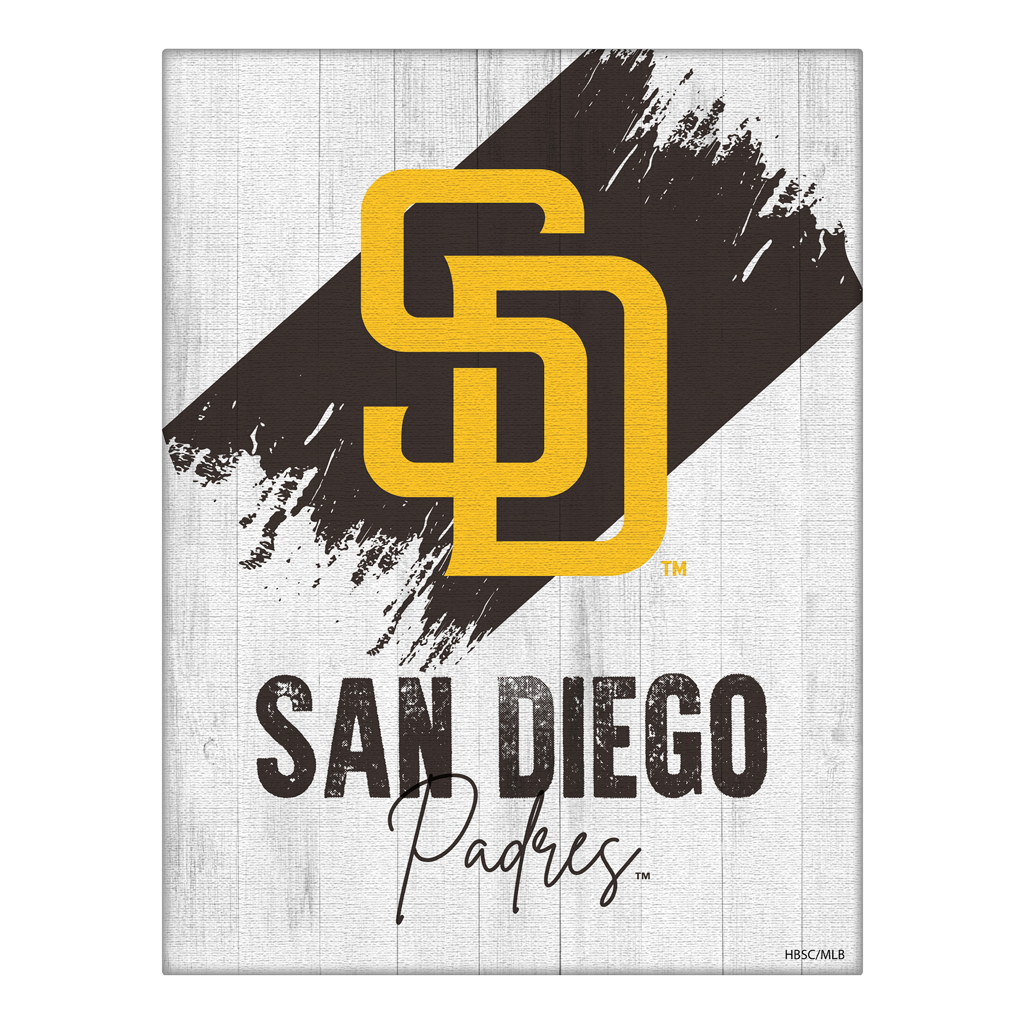 San Diego Padres 24" x 32" Team Canvas Wall Art
