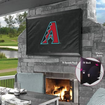 Black Arizona Diamondbacks 35" x 25" TV Cover