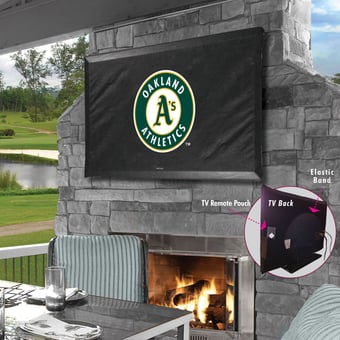 Black Athletics 60" x 37" TV Cover