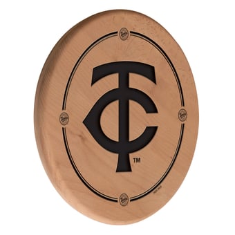 Natural Minnesota Twins 13" Laser Engraved Solid Wood Sign