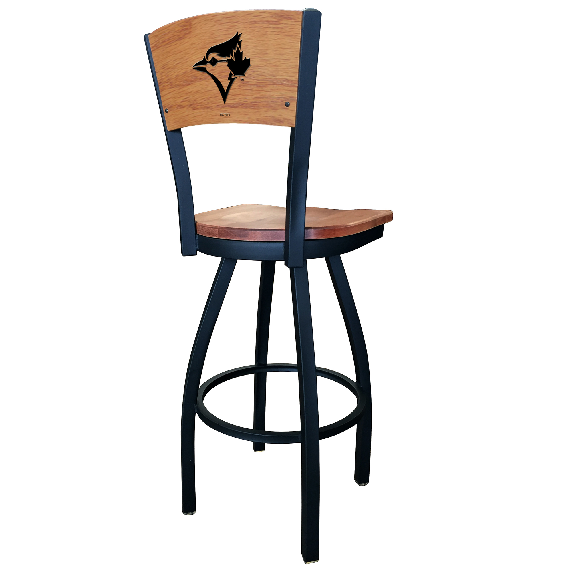 Black Toronto Blue Jays 30″ Wood Swivel Laser Engraved Counter Stool Black Toronto Blue Jays 30″ Wood Swivel Laser Engraved Counter Stool