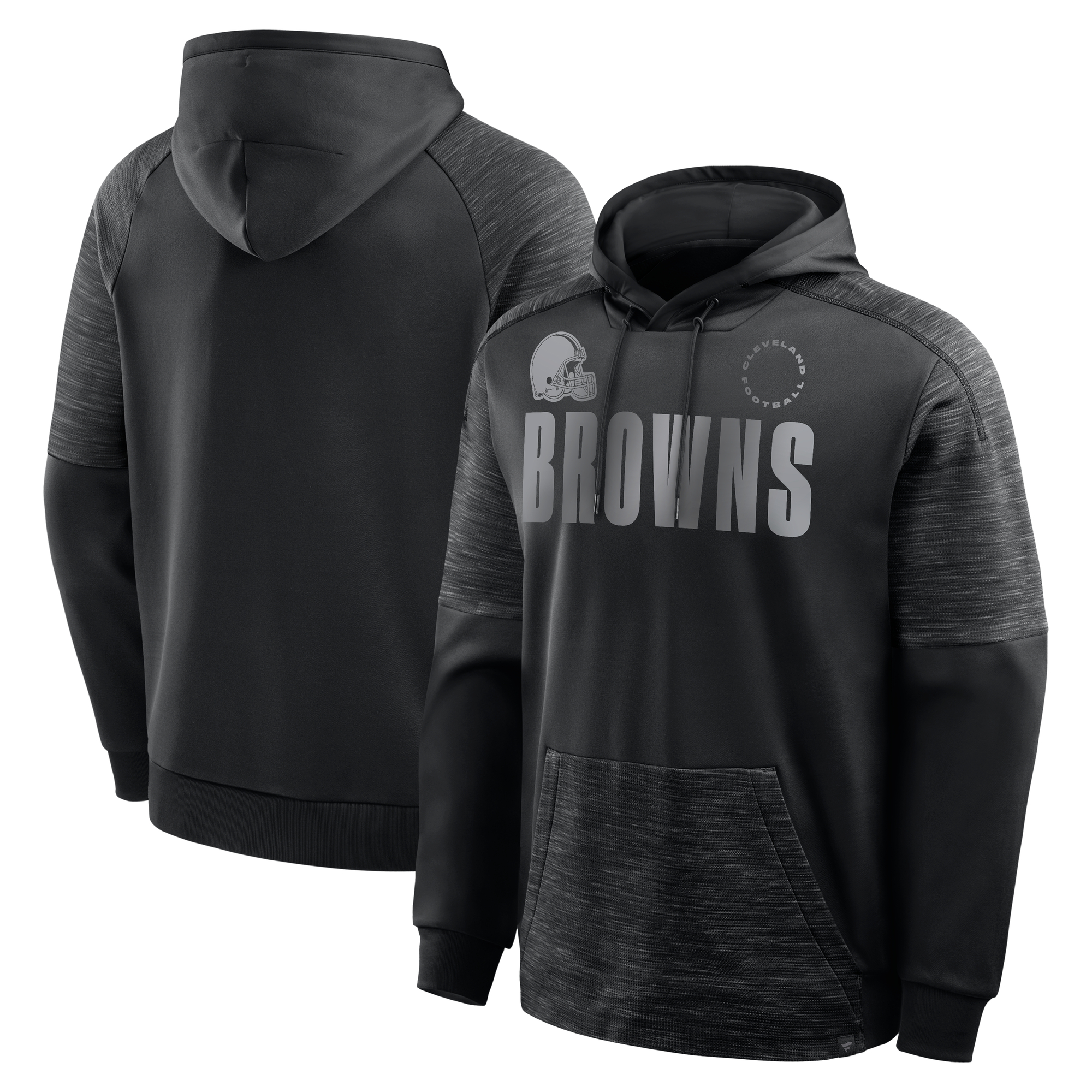 Men's Fanatics Black Cleveland Browns Chip Shot Pullover Hoodie