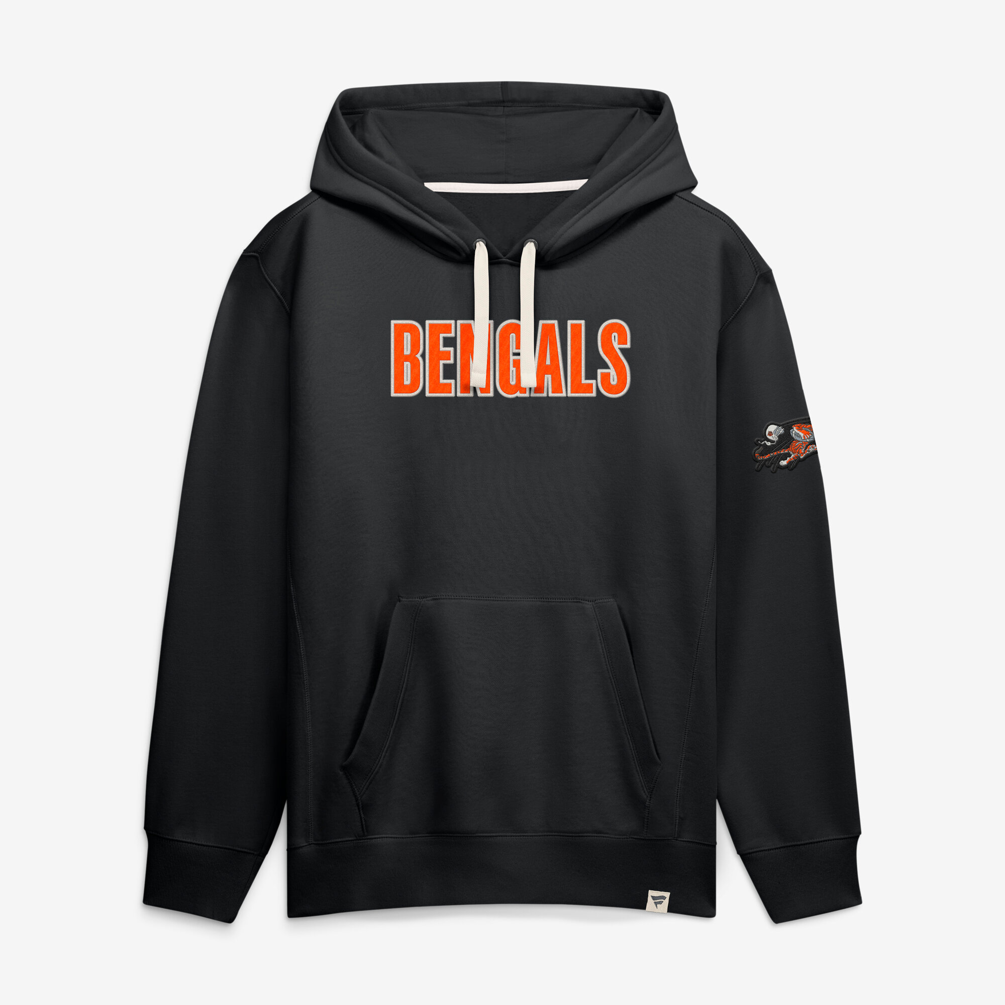 Men's Fanatics Black Cincinnati Bengals New Horizons Heritage Pullover Hoodie
