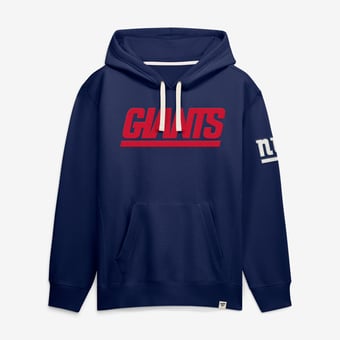 Men's Fanatics Navy New York Giants New Horizons Heritage Pullover Hoodie