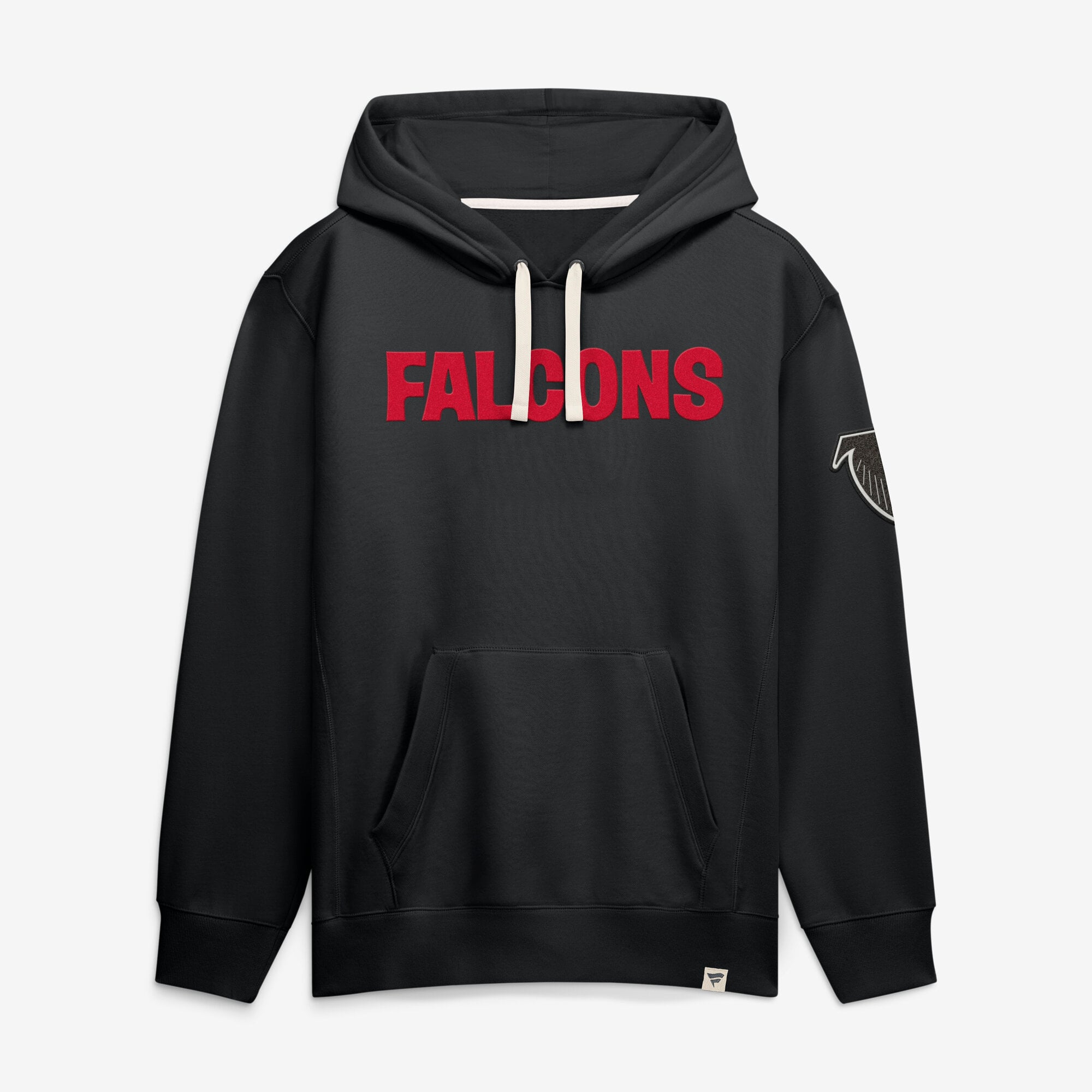Men's Fanatics Black Atlanta Falcons New Horizons Heritage Pullover Hoodie