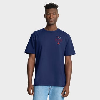 Men's Fanatics Navy New England Patriots Passing Pocket Legacy T-Shirt