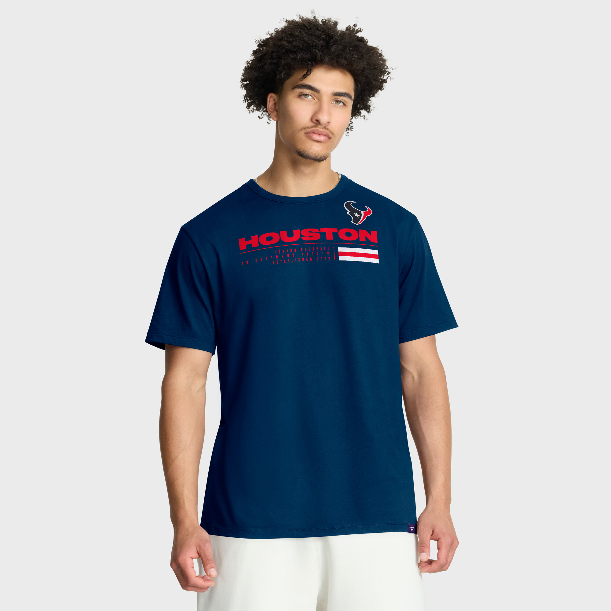 Men's Fanatics Navy Houston Texans Chop Block Legacy T-Shirt