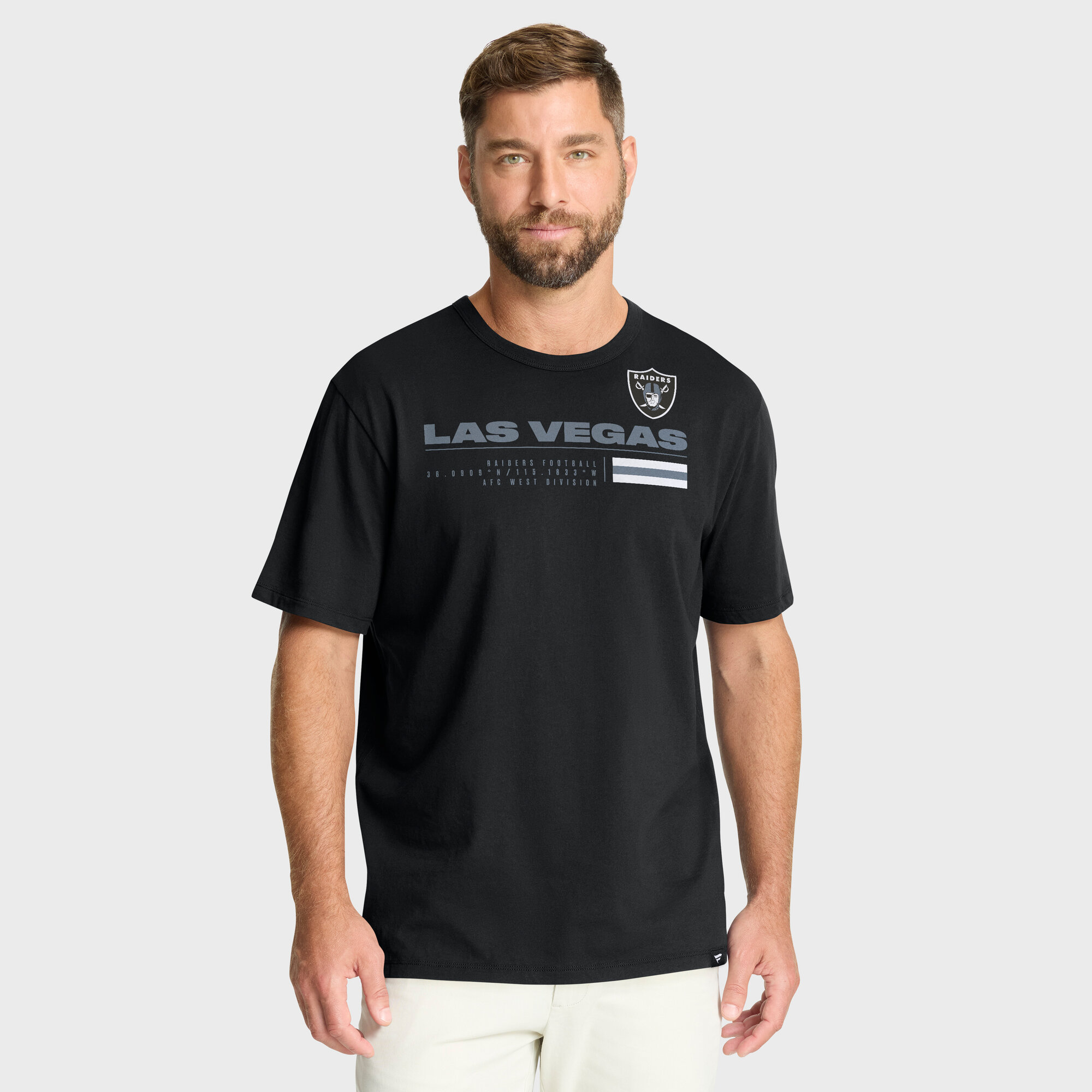 Men's Fanatics Black Las Vegas Raiders Chop Block Legacy T-Shirt