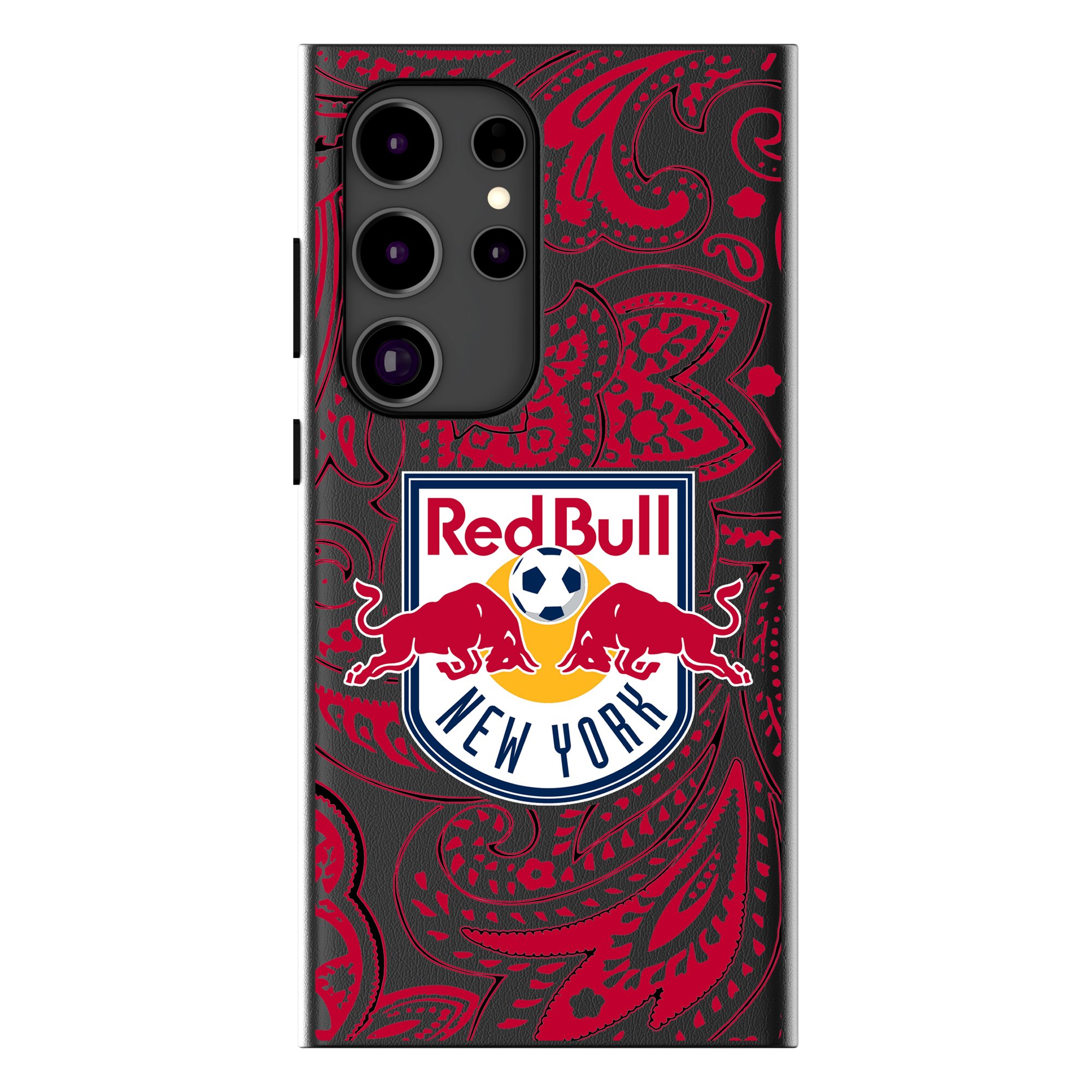 Keyscaper  Black New York Red Bulls Galaxy Magnetic Bump Case