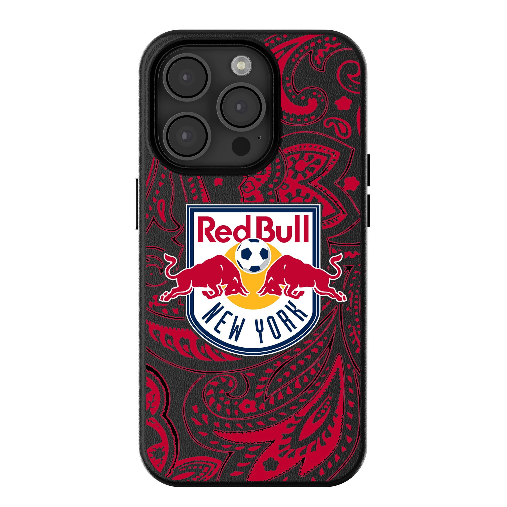 Keyscaper  Black New York Red Bulls iPhone Magnetic Bump Case