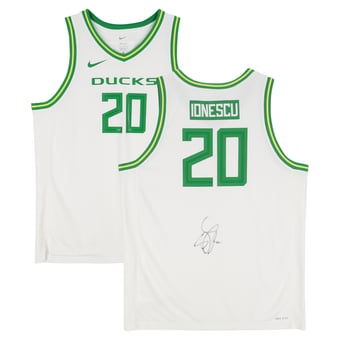 Sabrina Ionescu Oregon Ducks Autographed White Nike Replica Jersey
