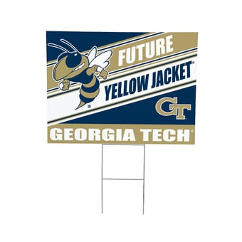 Georgia Tech Yellow Jackets 18" x 24" Future Student Outdoor Yard Sign