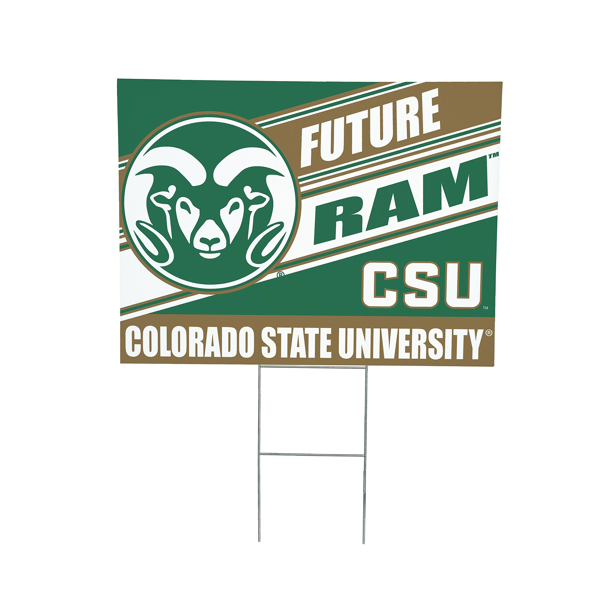 Colorado State Rams 18" x 24" Future Student Outdoor Yard Sign