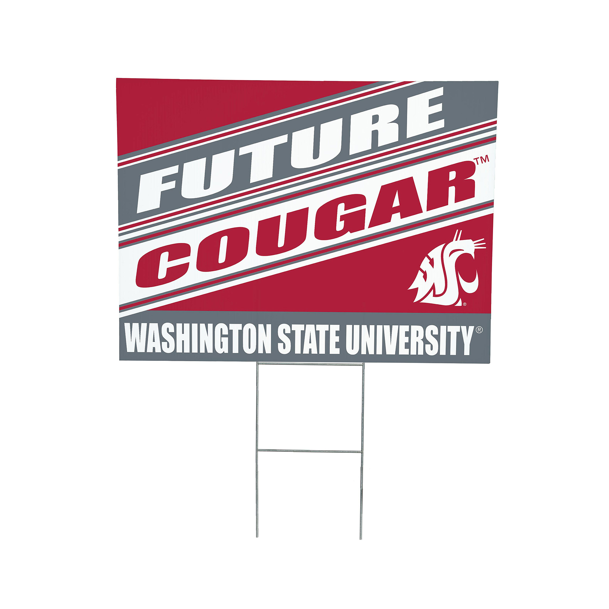 Washington State Cougars 18" x 24" Future Student Outdoor Yard Sign