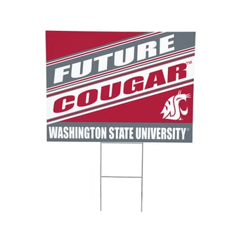 Washington State Cougars 18" x 24" Future Student Outdoor Yard Sign