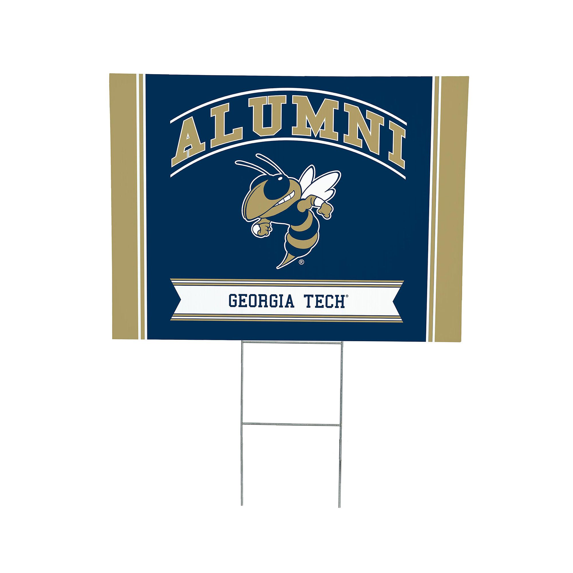 Georgia Tech Yellow Jackets 18" x 24" Alumni Outdoor Yard Sign