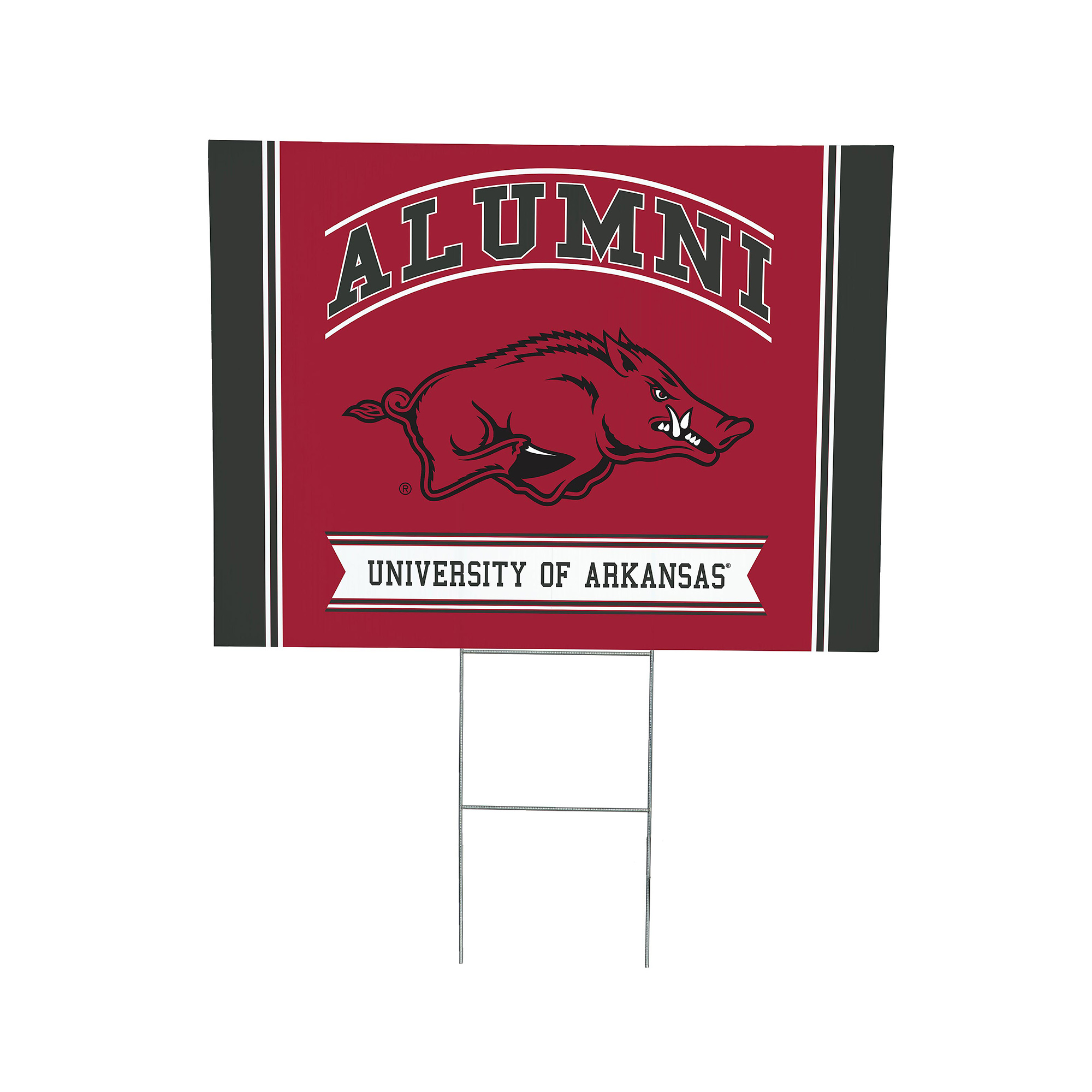 Arkansas Razorbacks 18" x 24" Alumni Outdoor Yard Sign