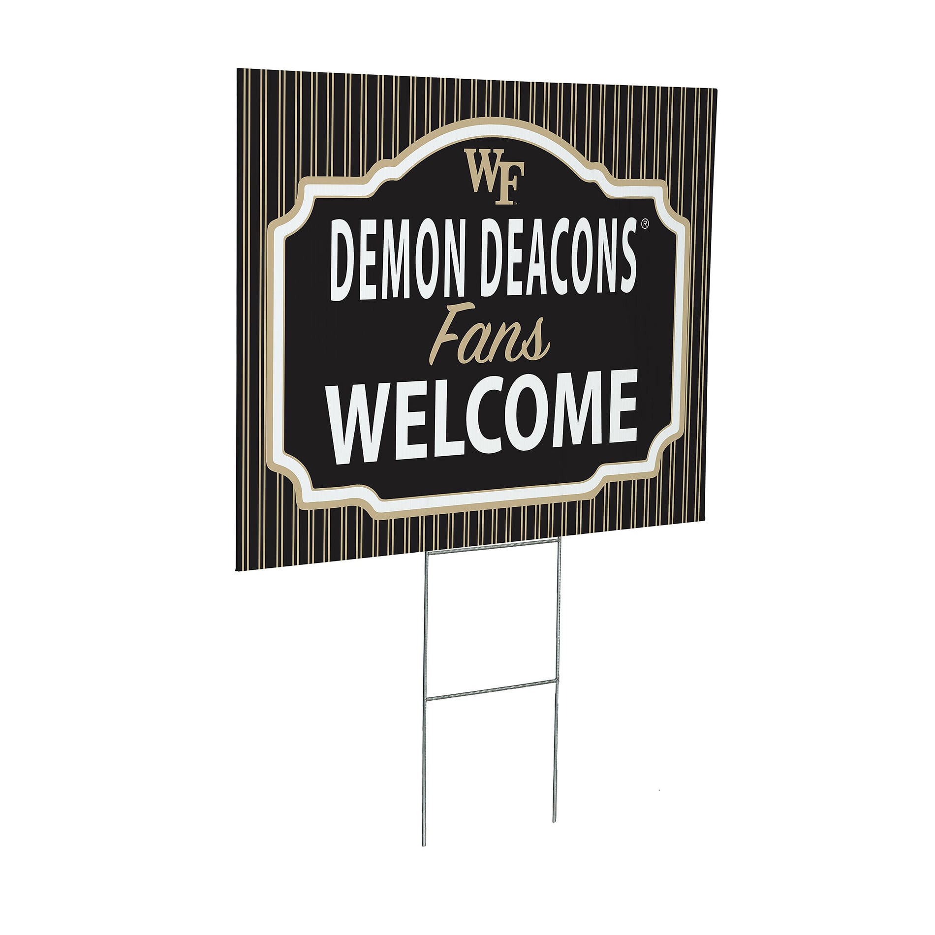 Wake Forest Demon Deacons 18" x 24" Fans Welcome Outdoor Yard Sign