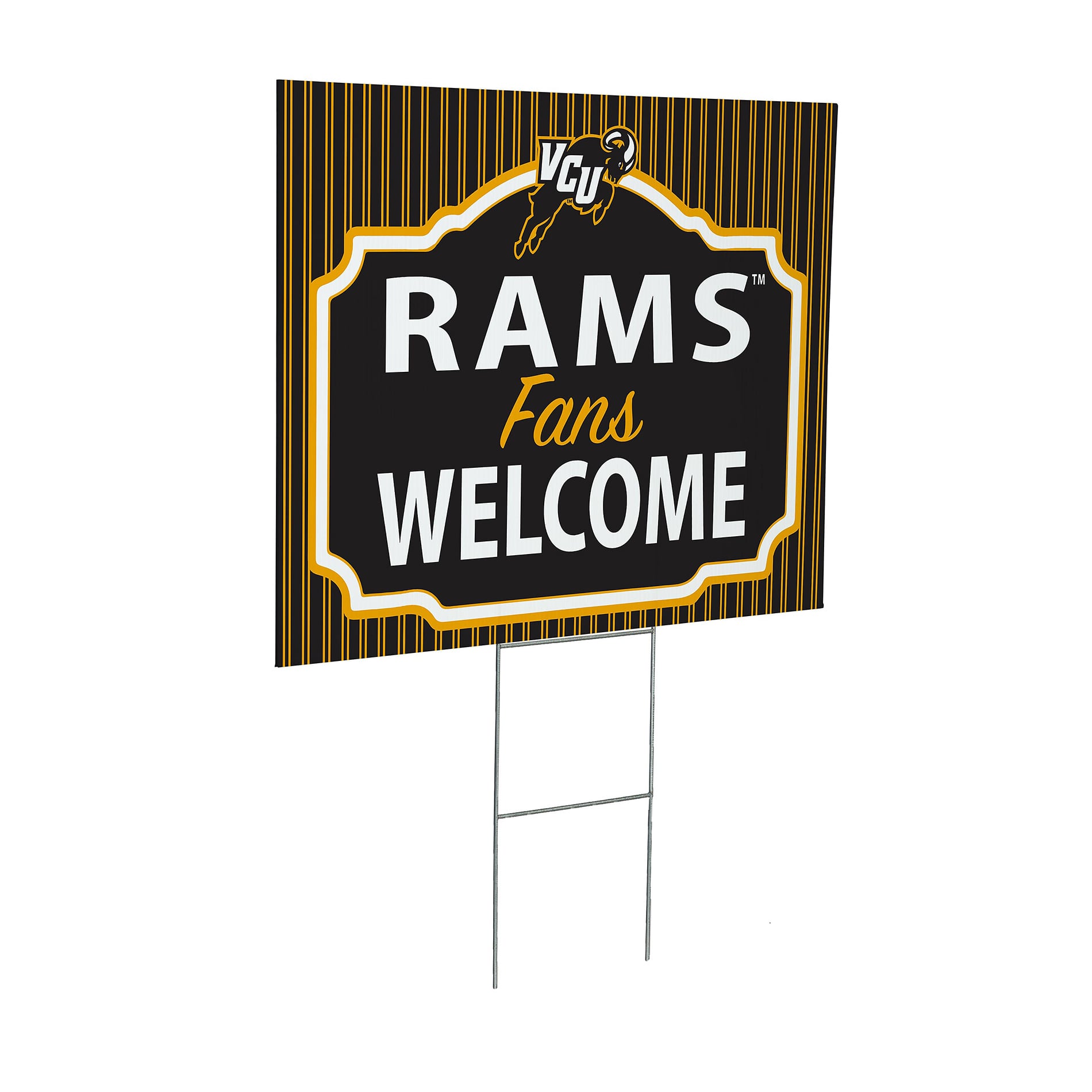 VCU Rams 18" x 24" Fans Welcome Outdoor Yard Sign