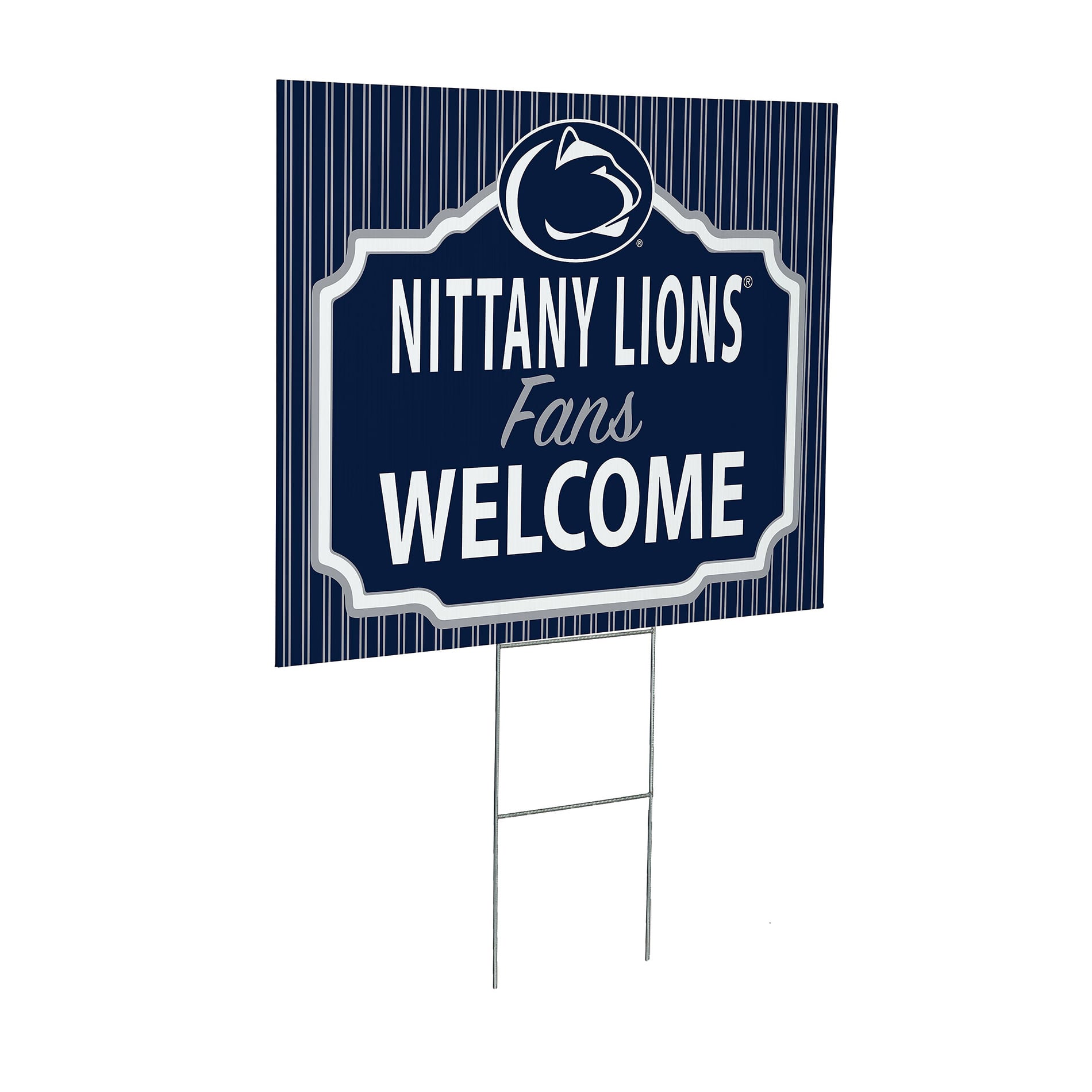 Penn State Nittany Lions 18" x 24" Fans Welcome Outdoor Yard Sign