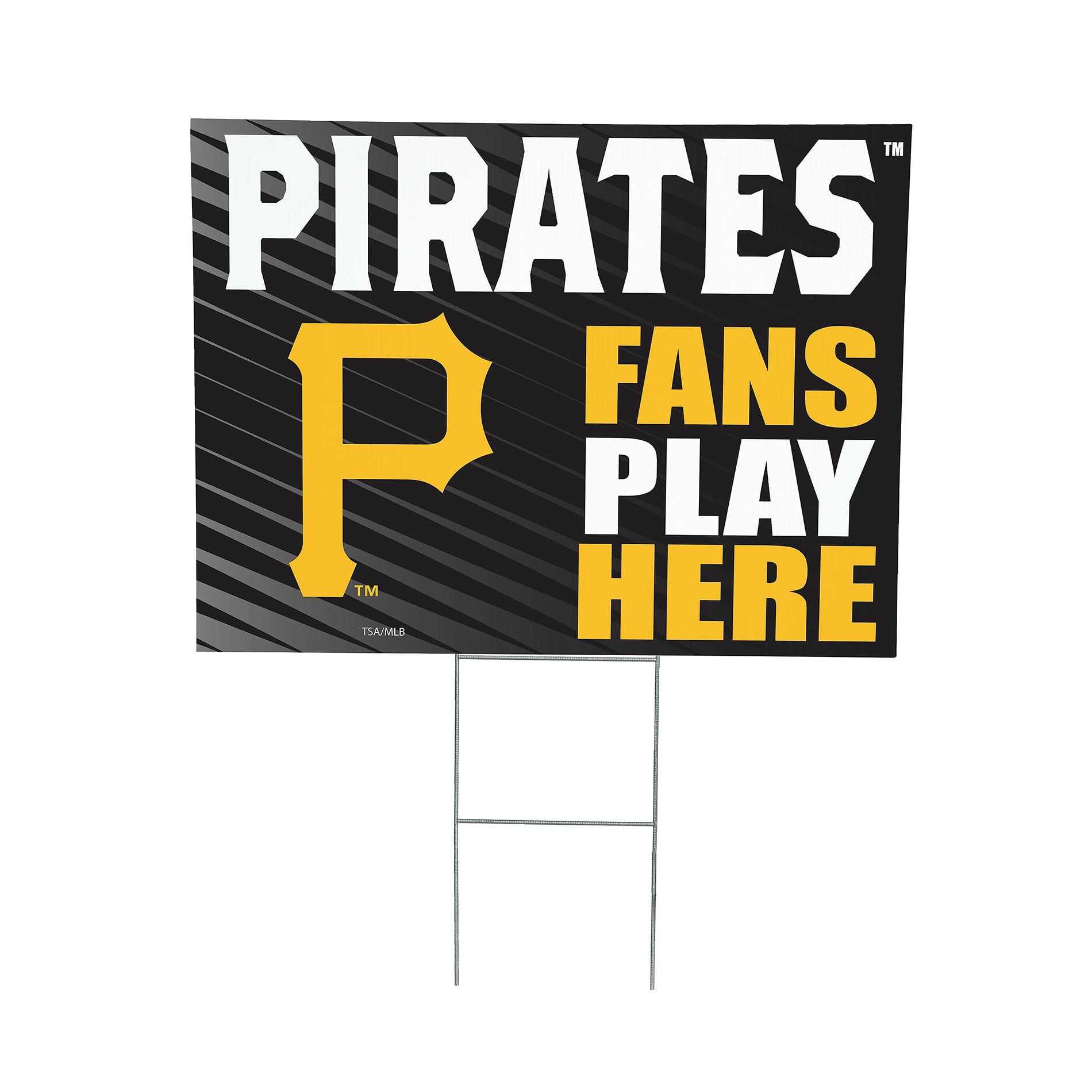 Pittsburgh Pirates 18" x 24" Fans Welcome Outdoor Yard Sign