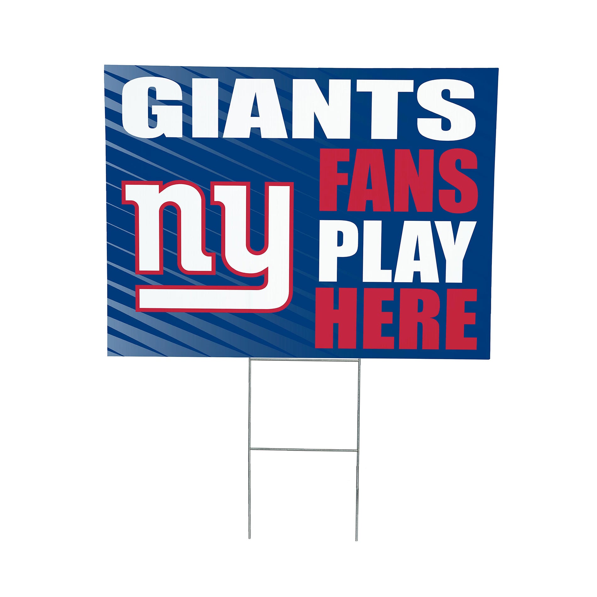 New York Giants 18″ x 24″ Fans Welcome Outdoor Yard Sign New York Giants 18″ x 24″ Fans Welcome Outdoor Yard Sign