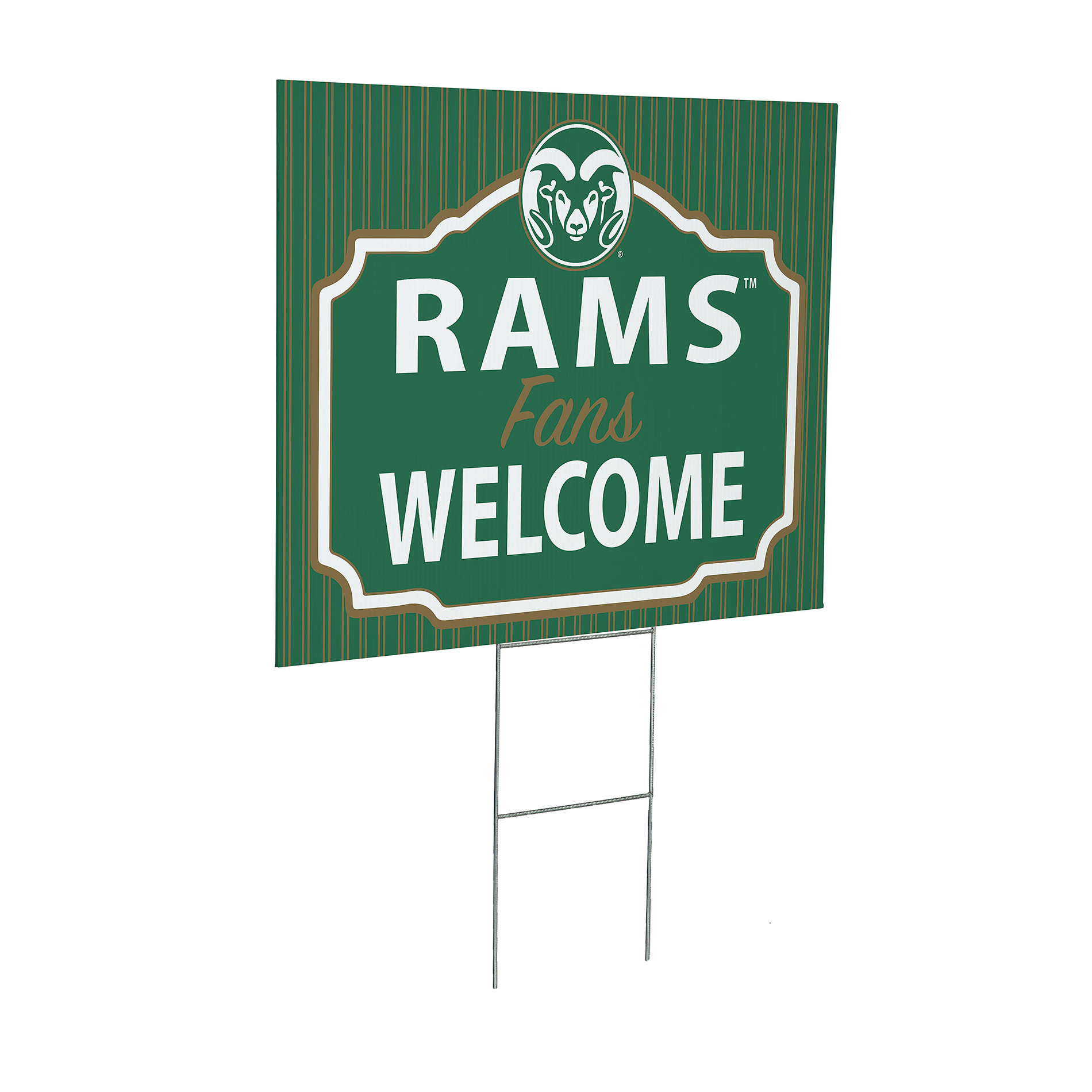 Colorado State Rams 18″ x 24″ Fans Welcome Outdoor Yard Sign Colorado State Rams 18″ x 24″ Fans Welcome Outdoor Yard Sign