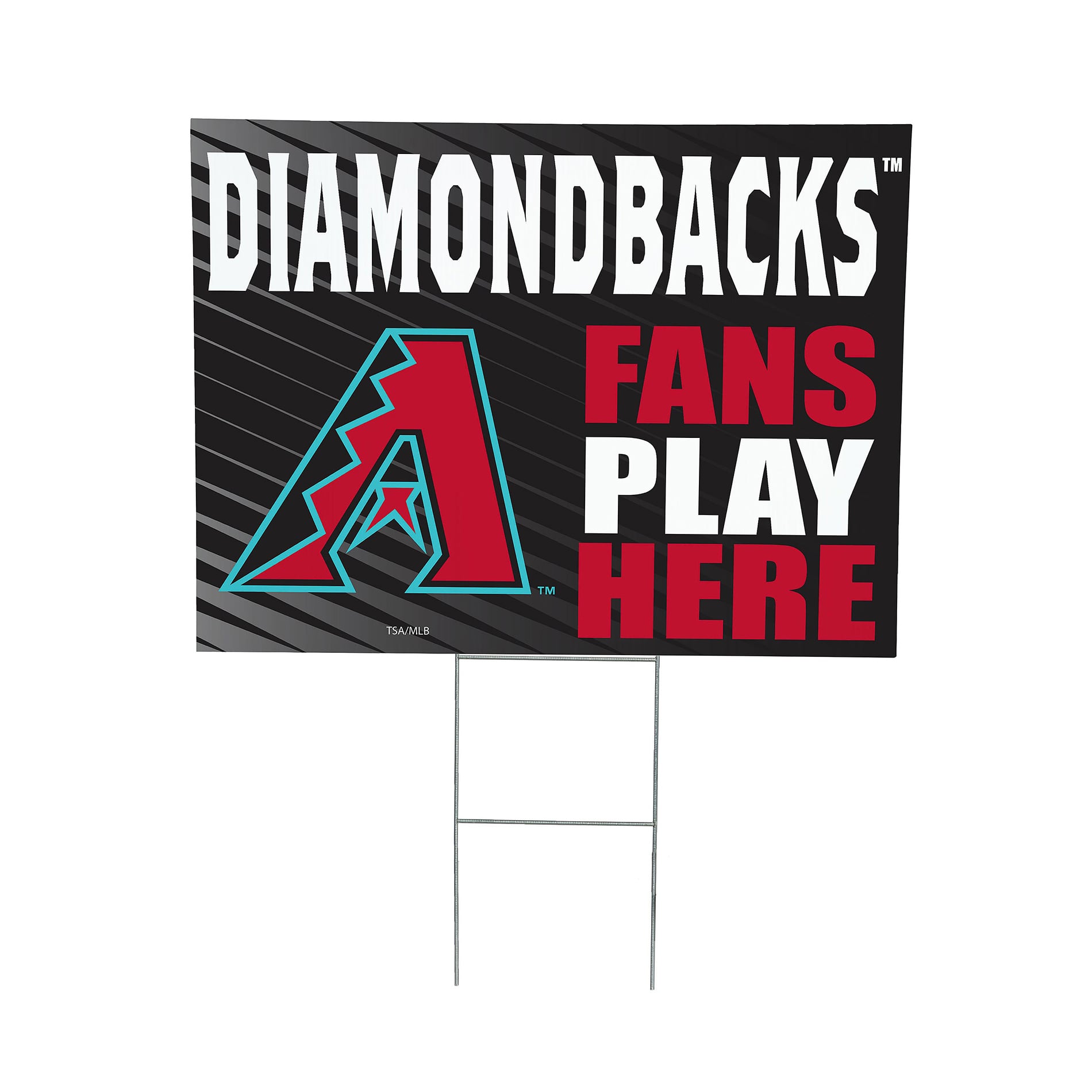 Arizona Diamondbacks 18" x 24" Fans Welcome Outdoor Yard Sign