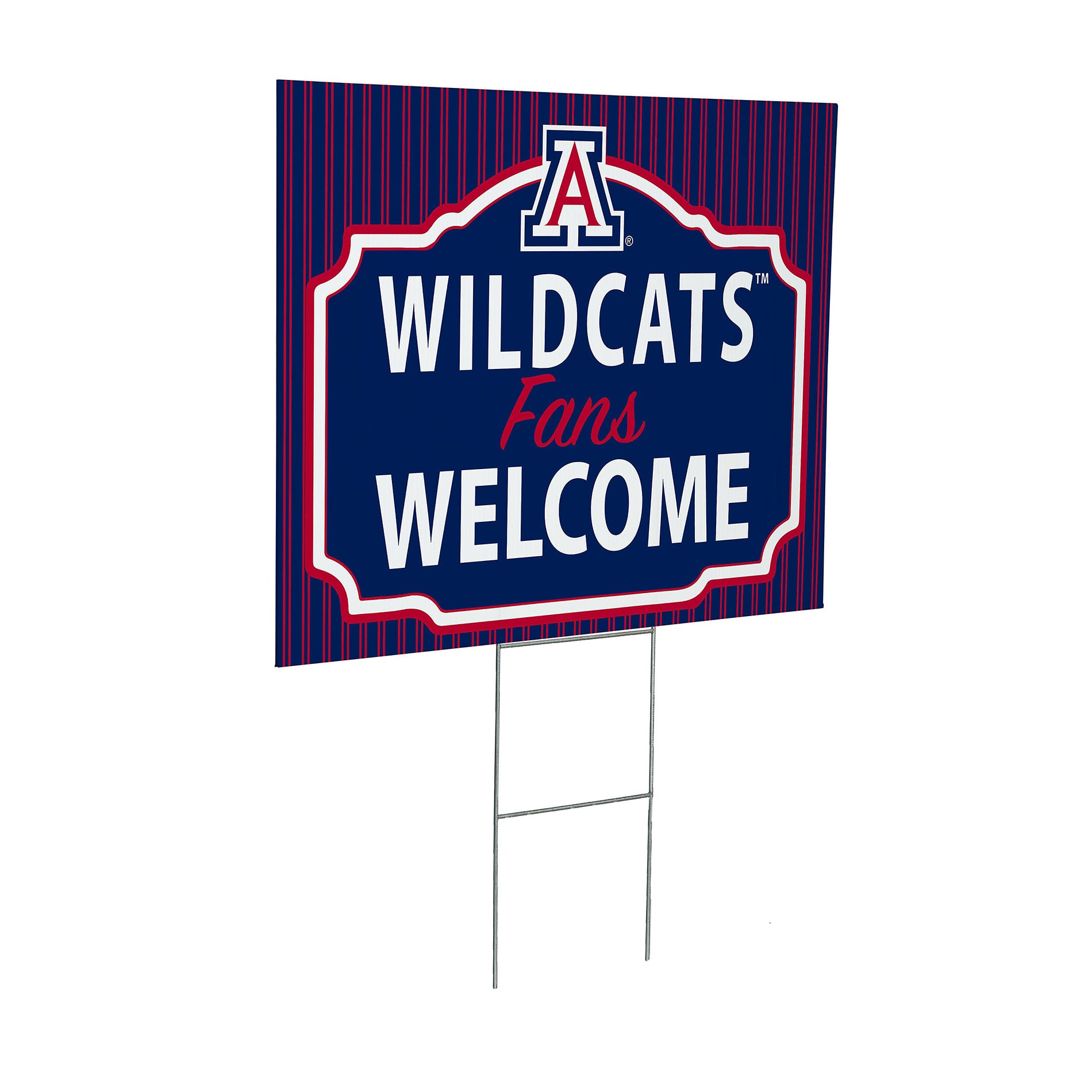 Arizona Wildcats 18" x 24" Fans Welcome Outdoor Yard Sign