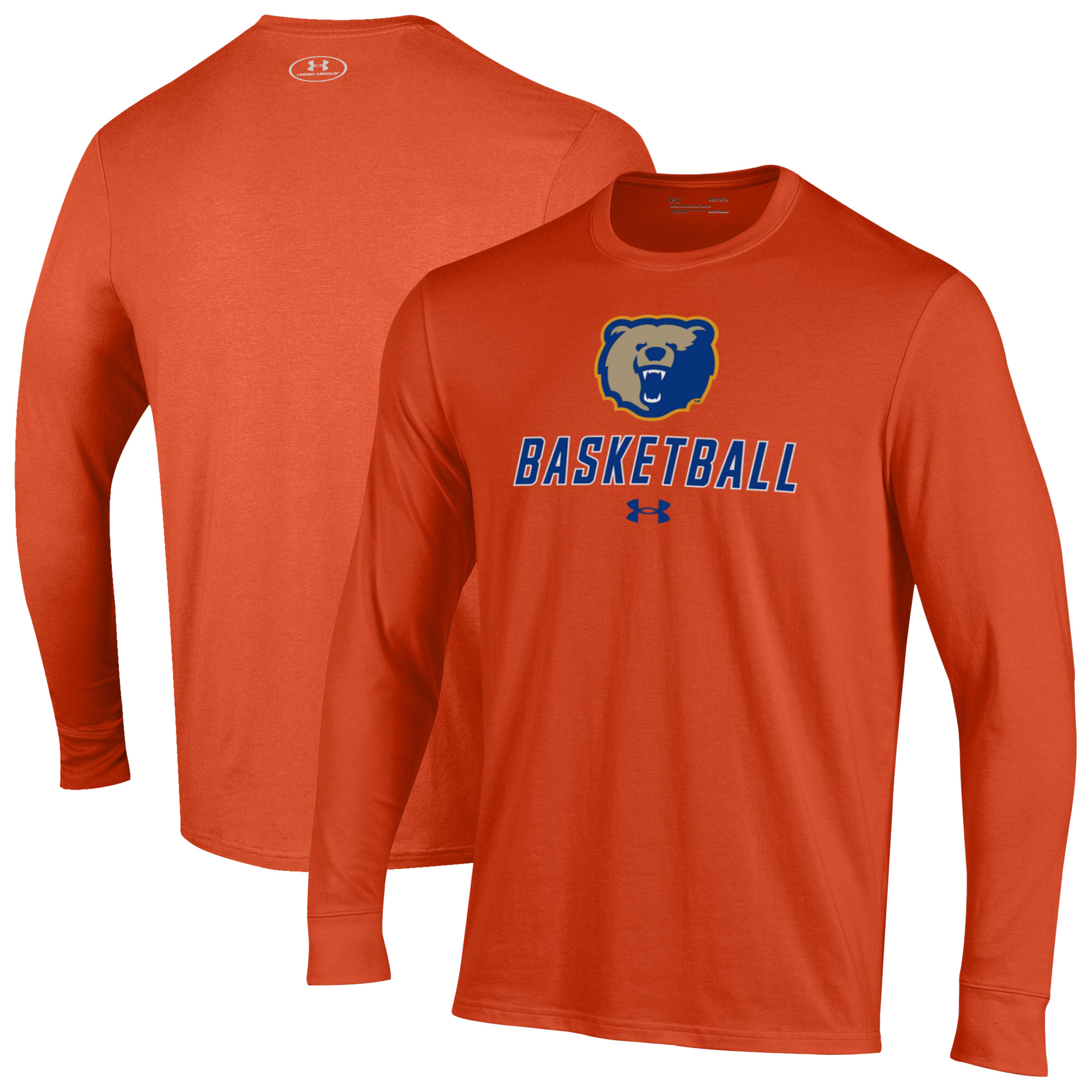 Men's Under Armour Orange Morgan State Bears Basketball Performance Long Sleeve T-Shirt