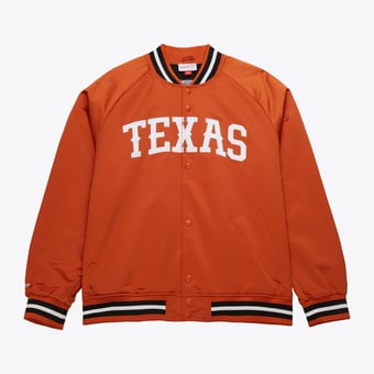 Texas Longhorns Orange Satin Raglan Full-Snap Jacket