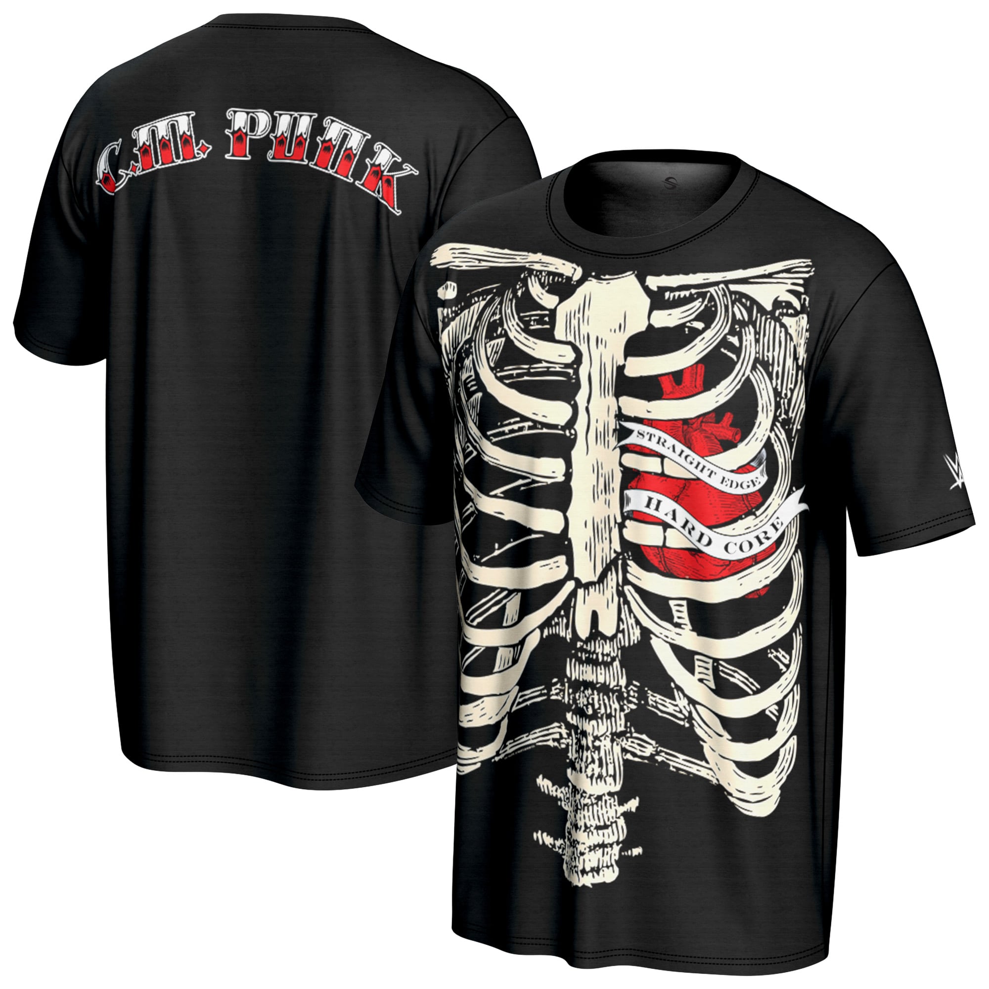 Youth ProSphere Black CM Punk Ribcage T-Shirt